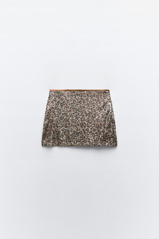 SEQUIN MINI SKIRT Product Image