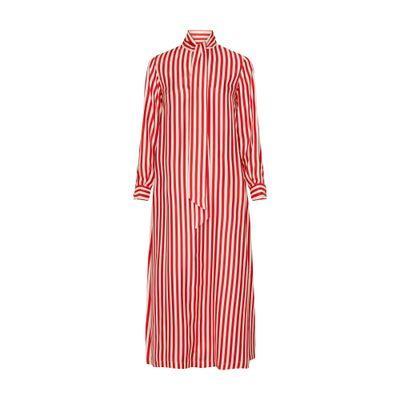 Faesite Striped Maxi Dress In Red Product Image