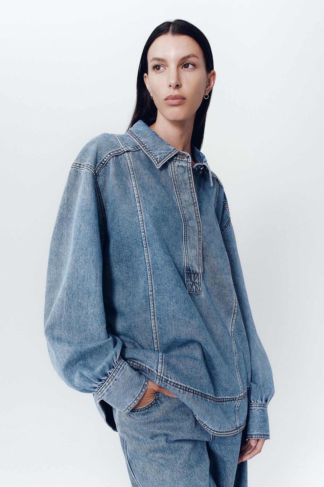 Outline Denim Shirt Product Image