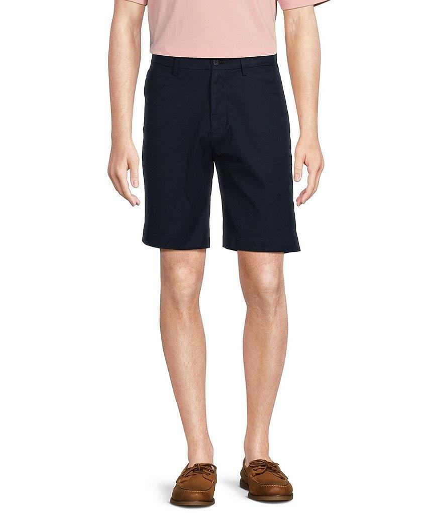 Daniel Cremieux Signature Label Stretch Flat-Front Supima Cotton 9#double; Inseam Shorts Product Image