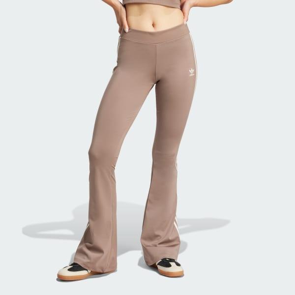 adidas Flared Leggings Trace Brown XS Womens product image