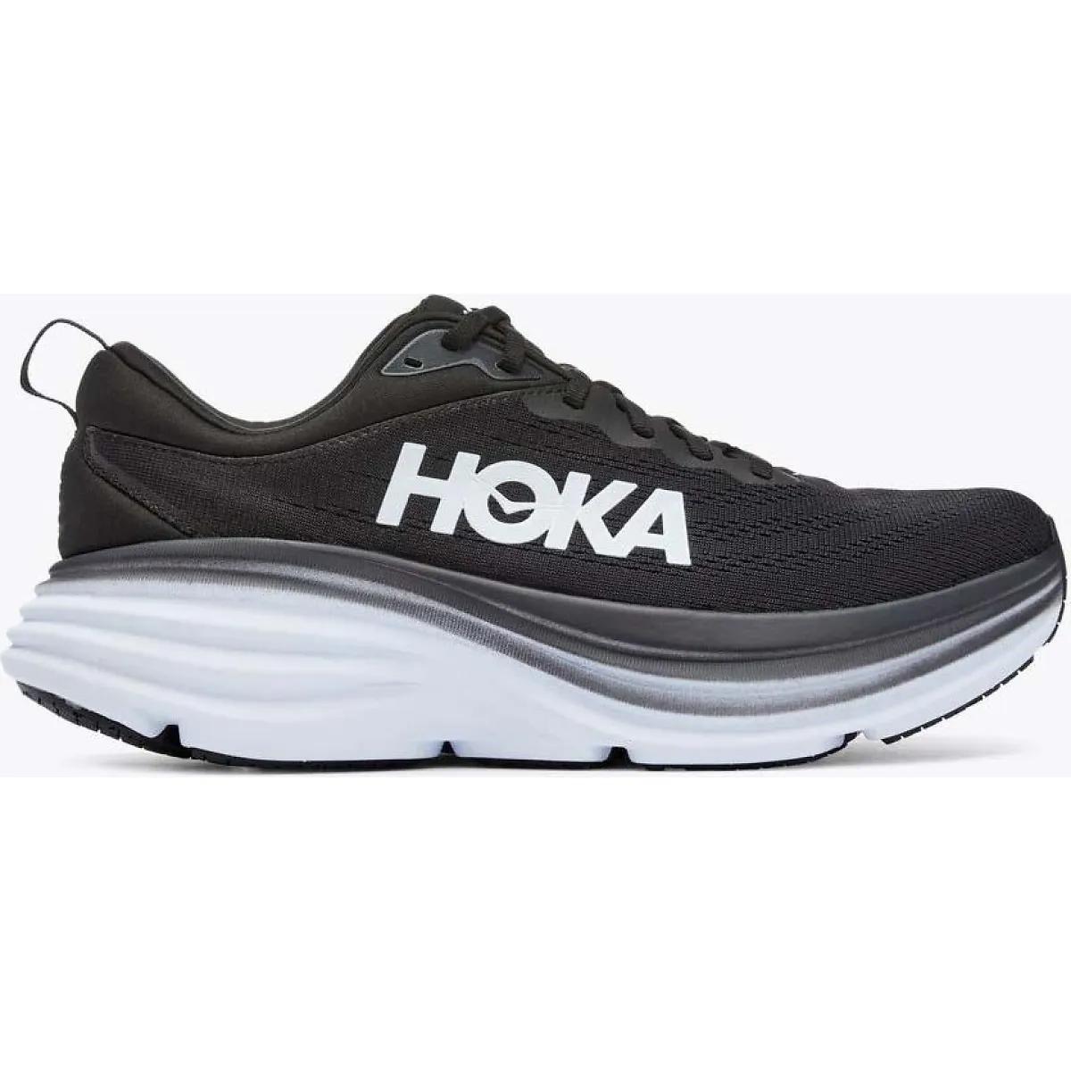 Hoka Men's Bondi 8 White) Men's Shoes Product Image