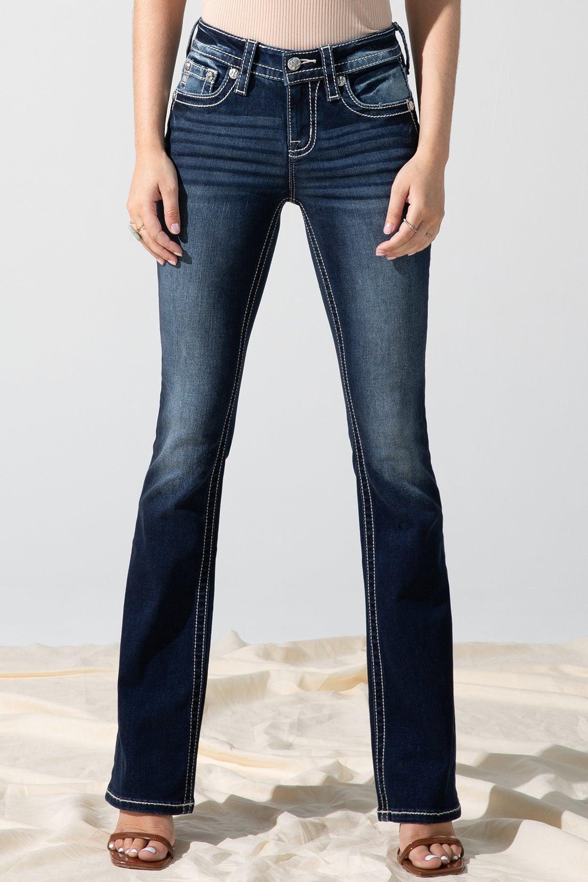 Aztec Accent Bootcut Jeans Product Image