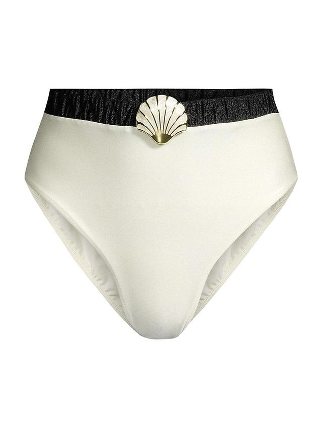 Womens Seashell-Embellished Bikini Bottom Product Image