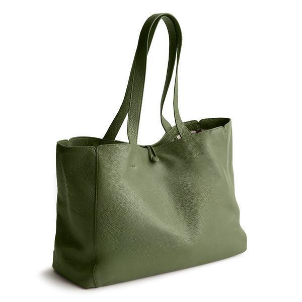 Hathaway Tote Bag - Bronze Green Product Image