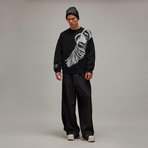 Y-3 Graphic Knit Crew Sweatshirt Product Image