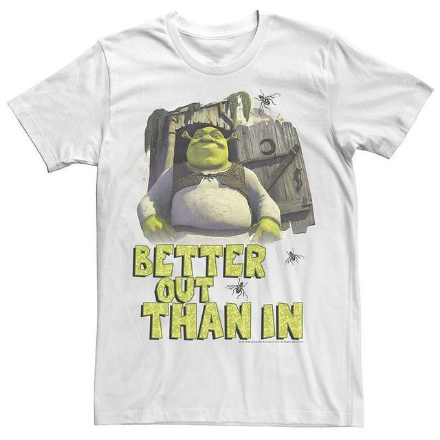 Mens Shrek Outhouse Better Out Than In Quote Graphic Tee Product Image