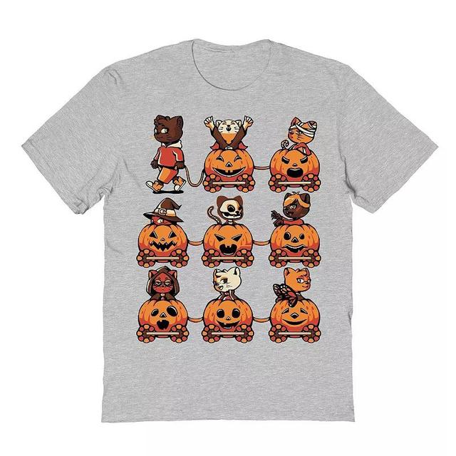 Mens 13 Lives Cat Halloween Halloween Graphic Tee Product Image