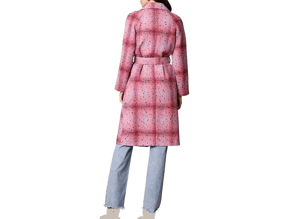 Avec Les Filles Donegal Tweed Wrap Coat Multi) Women's Clothing Product Image