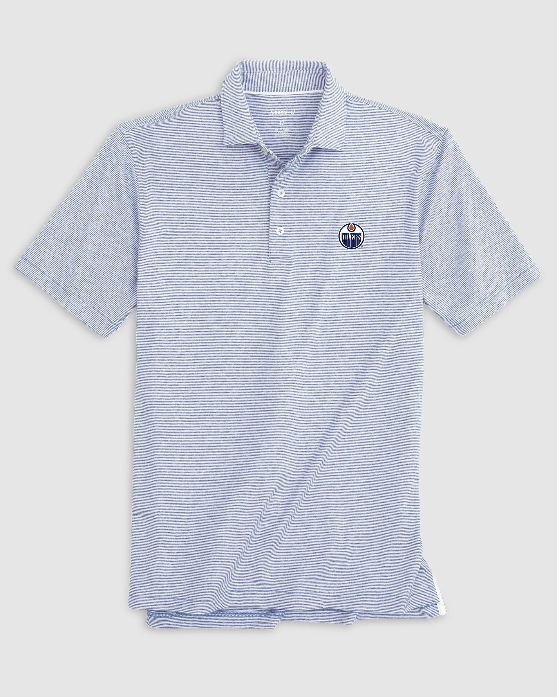 WM Phoenix Open Lyndonn Striped Jersey Performance Polo Product Image