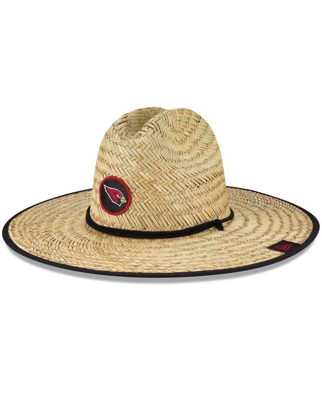 Mens New Era Natural Arizona Cardinals 2020 NFL Summer Sideline Official Straw Hat Product Image