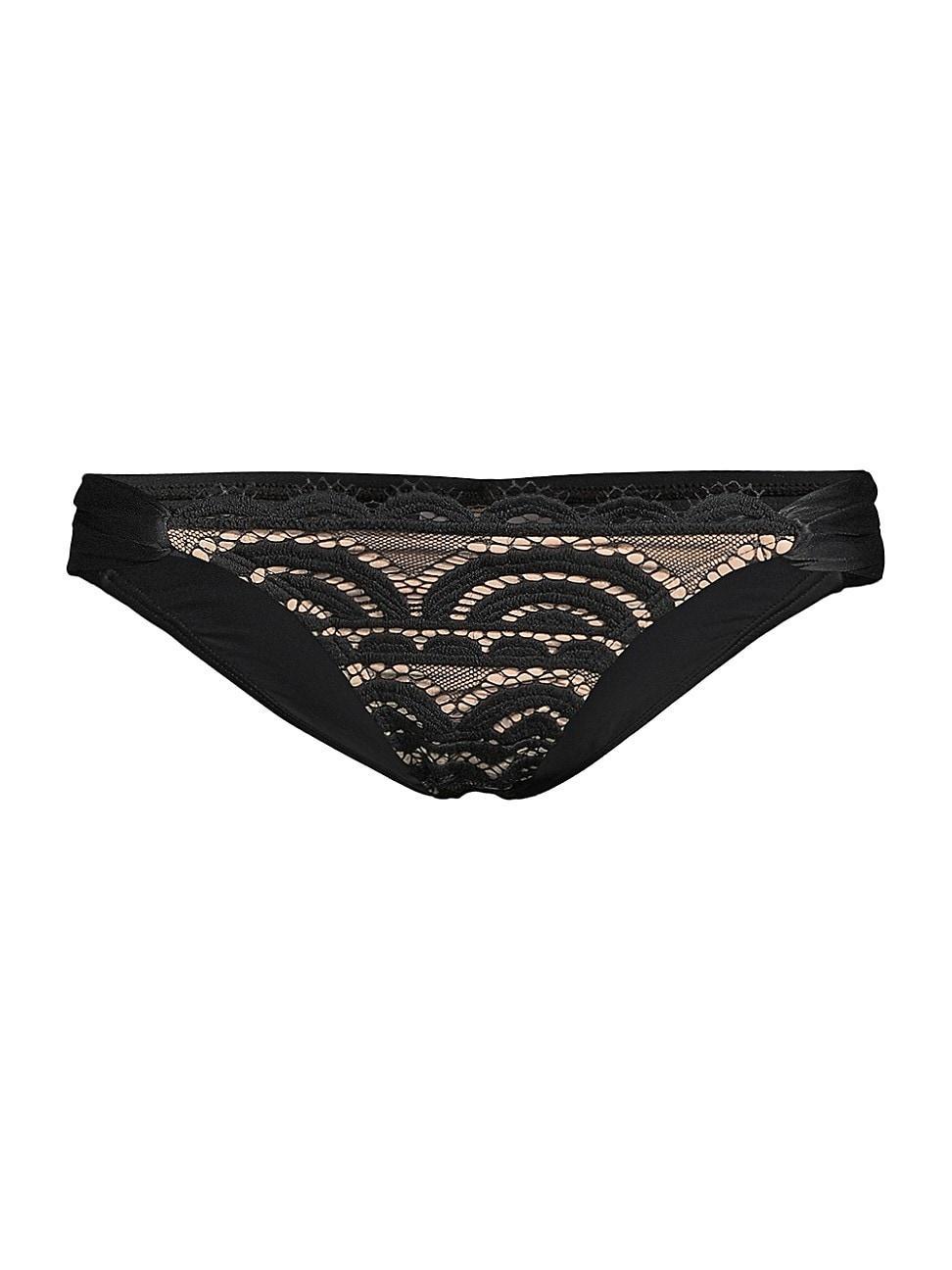 PQ SWIM Fanned Lace Bikini Bottoms Product Image