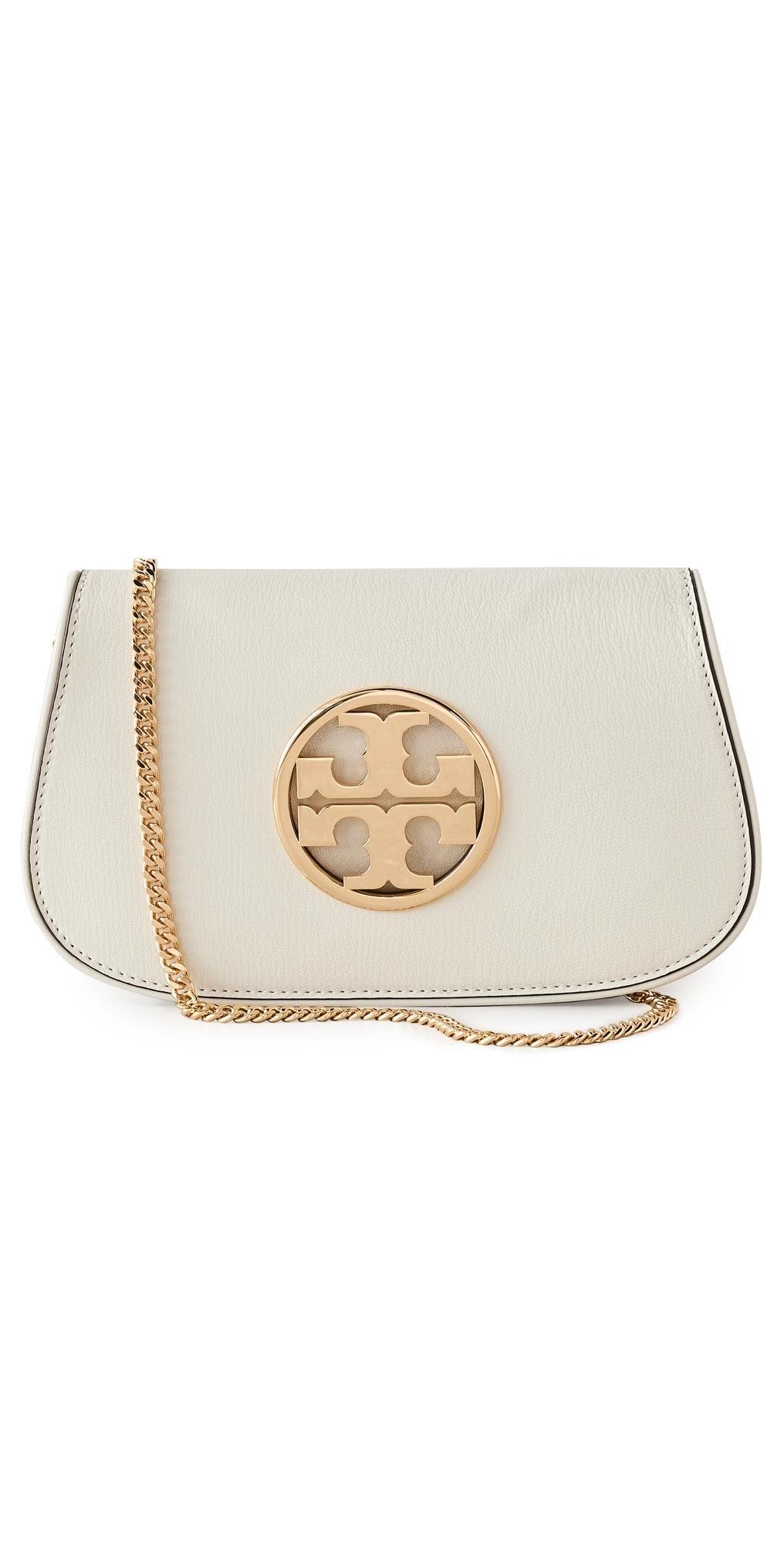 Womens Reva Leather Clutch-On-Chain Product Image