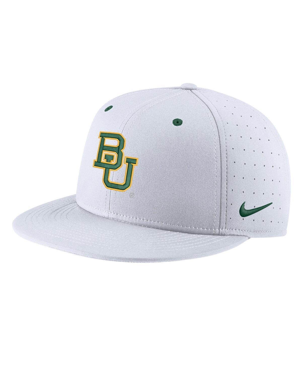 Mens Nike Gray Baylor Bears Aero True Baseball Performance Fitted Hat Product Image