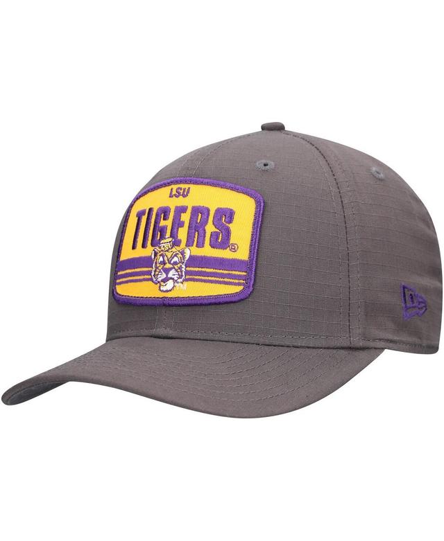 Mens New Era Charcoal LSU Tigers Team Elevated 9SEVENTY Adjustable Hat Product Image