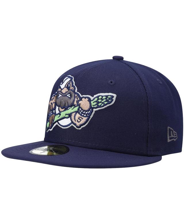 Mens New Era Navy Stockton Ports Authentic Collection Team Alternate 59FIFTY Fitted Hat Product Image