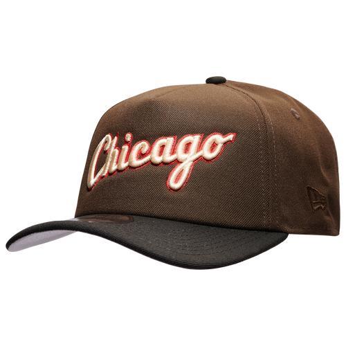 New Era Mens New Era White Sox Foam 90 Years A Frame 940 Cap - Mens Black/Walnut Product Image