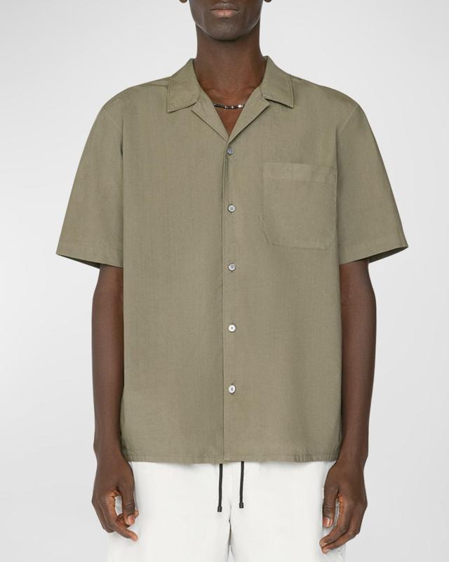 FRAME Cotton Short Sleeve Button-Up Camp Shirt Product Image