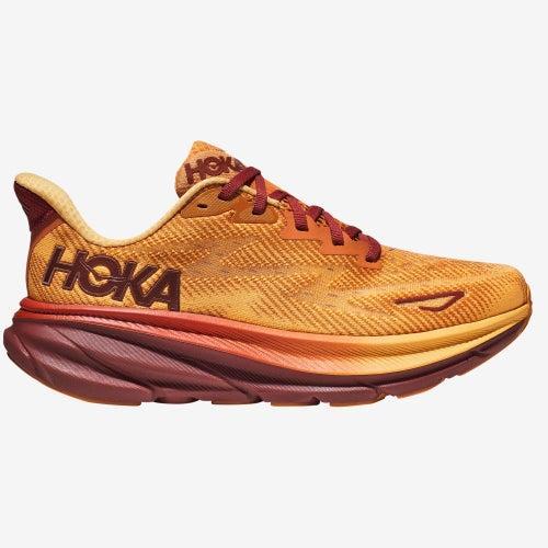 Hoka Mens HOKA Clifton 9 - Shoes Orange/Orange Product Image