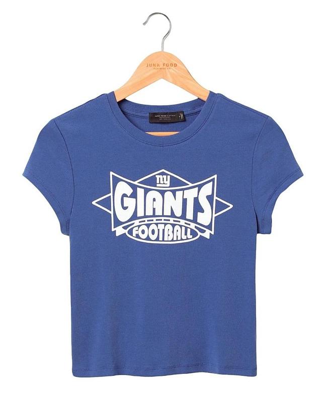 Junk Food Clothing Womens Nfl New York Giants Baby Tee Product Image