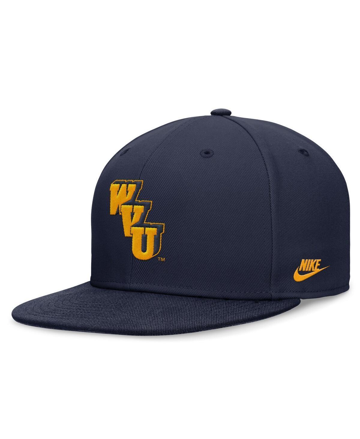 Nike Mens Navy West Virginia Mountaineers Legacy True Fitted Hat Product Image