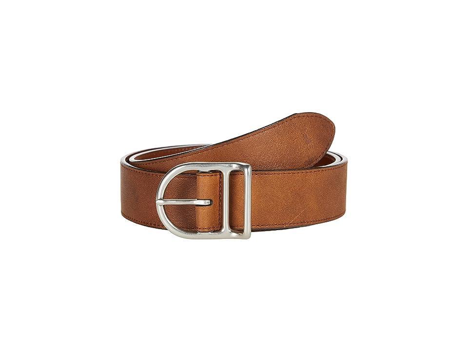 Polo Ralph Lauren Distressed Leather Belt (Brown) Men's Belts Product Image