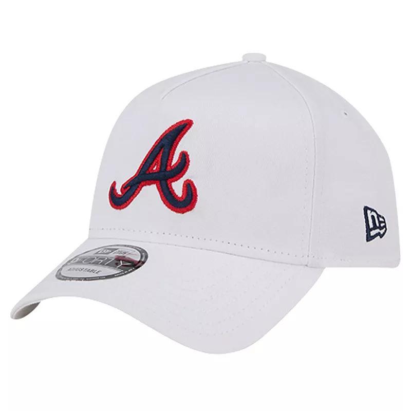 Mens New Era Atlanta Braves TC A-Frame 9FORTY Adjustable Hat Product Image