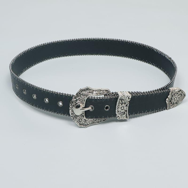 Flower Buckled Belt Product Image