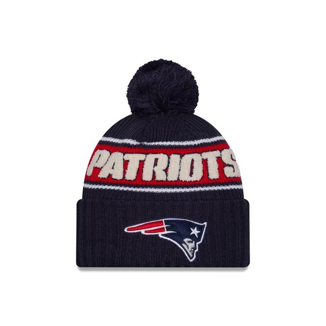 New England Patriots 2024 Cold Weather Sport Pom Knit Hat Male Product Image