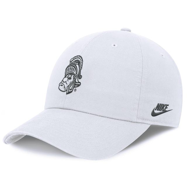 Nike Mens White Michigan State Spartans Legacy Club Performance Adjustable Hat Product Image