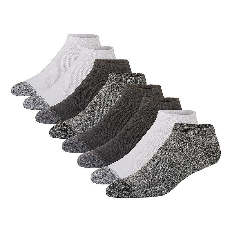 Hanes 8 Pair Low Cut Socks Mens Product Image