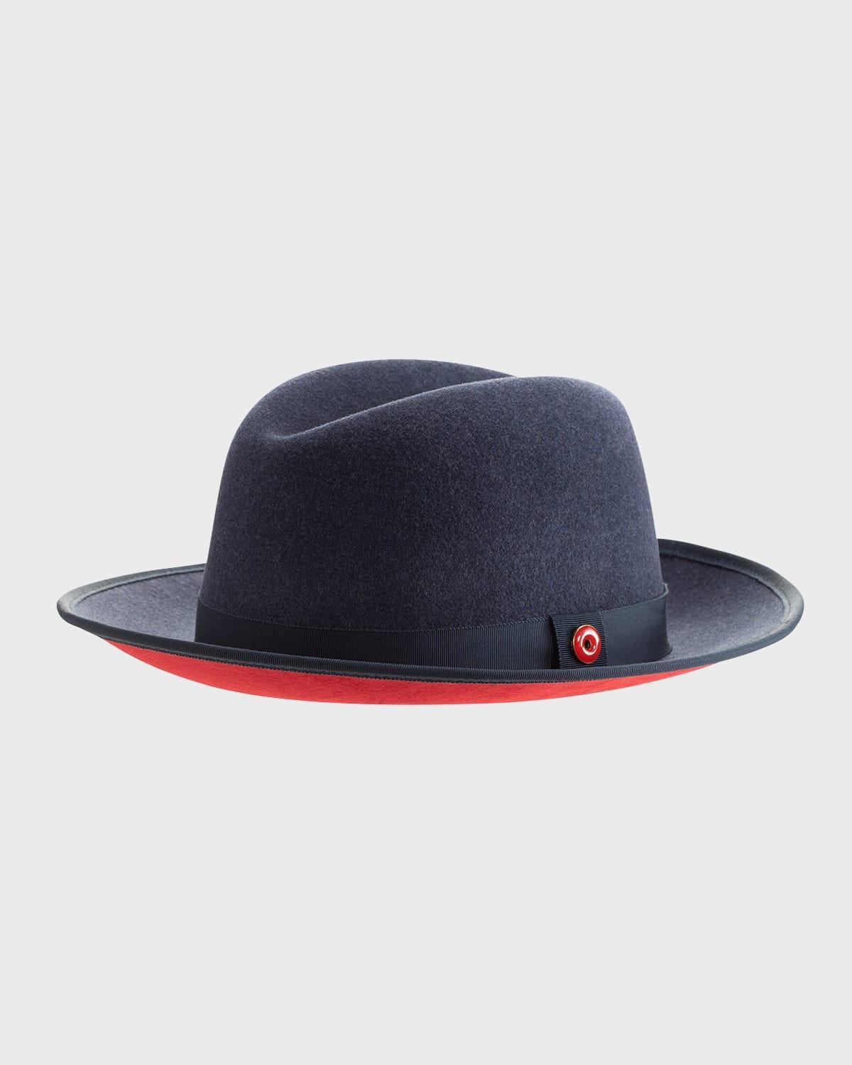 Mens King Wool Fedora Hat Product Image