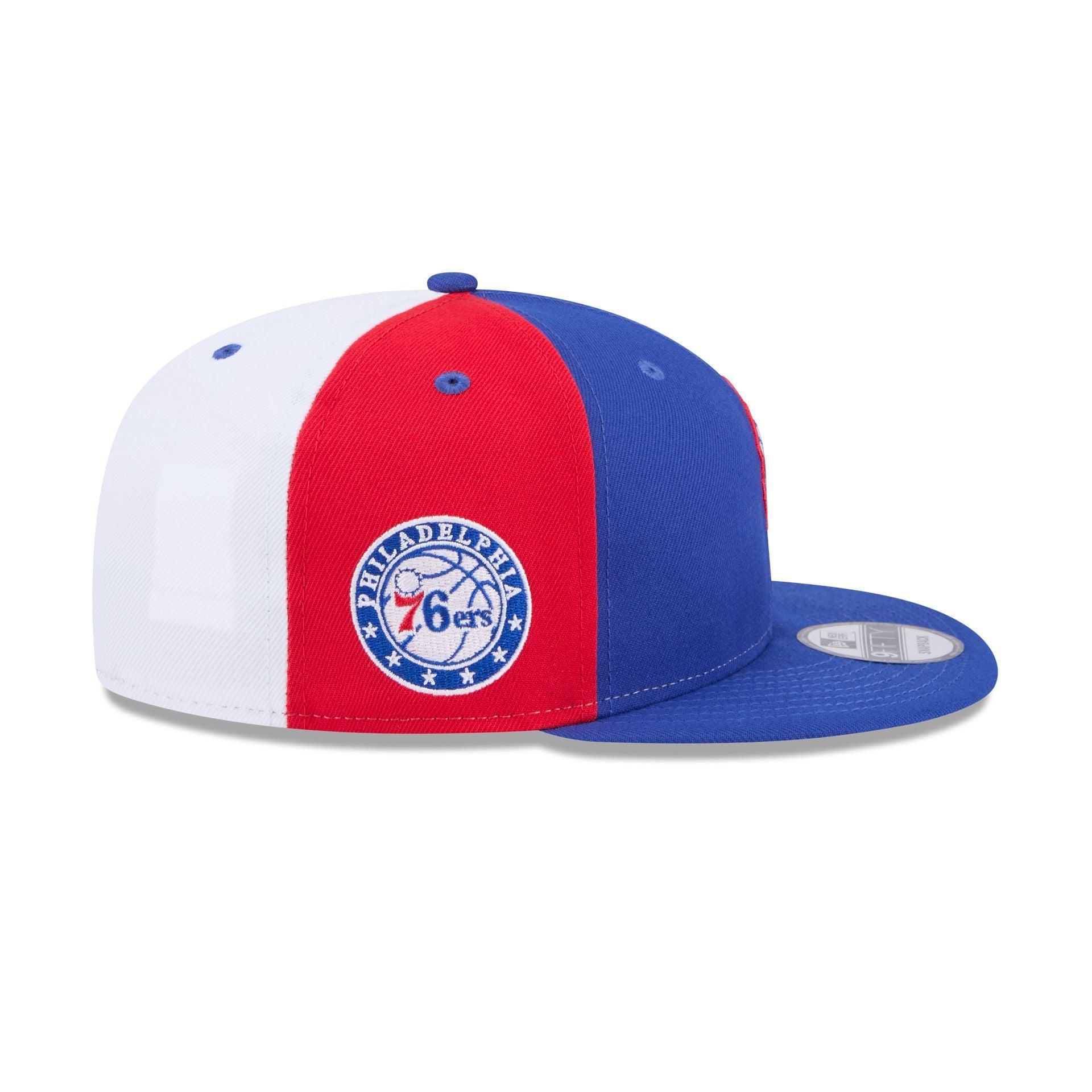 Philadelphia 76ers Front Logoman 9FIFTY Snapback Hat Male Product Image