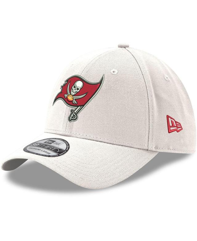 Mens New Era White Tampa Bay Buccaneers Iced II 39THIRTY Flex Hat Product Image