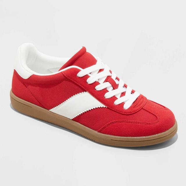 Womens Spencer Fashion Sneakers with Memory Foam Insole - Universal Thread Red 5.5 Product Image