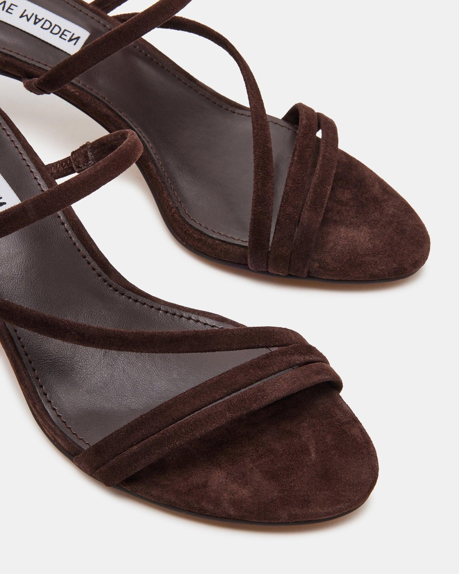 LAMORA CHOCOLATE BROWN SUEDE Female Product Image