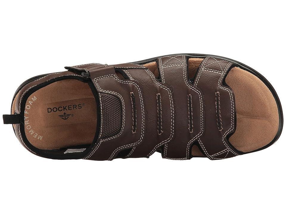 Dockers Shorewood Mens Fisherman Sandals Med Red Product Image