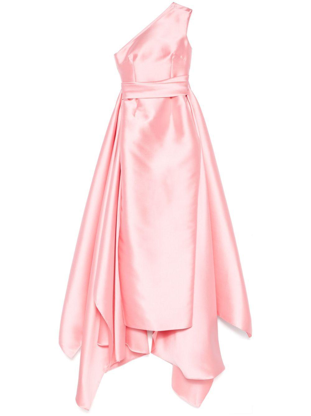 SOLACE LONDON Charo Gown In Pink Product Image