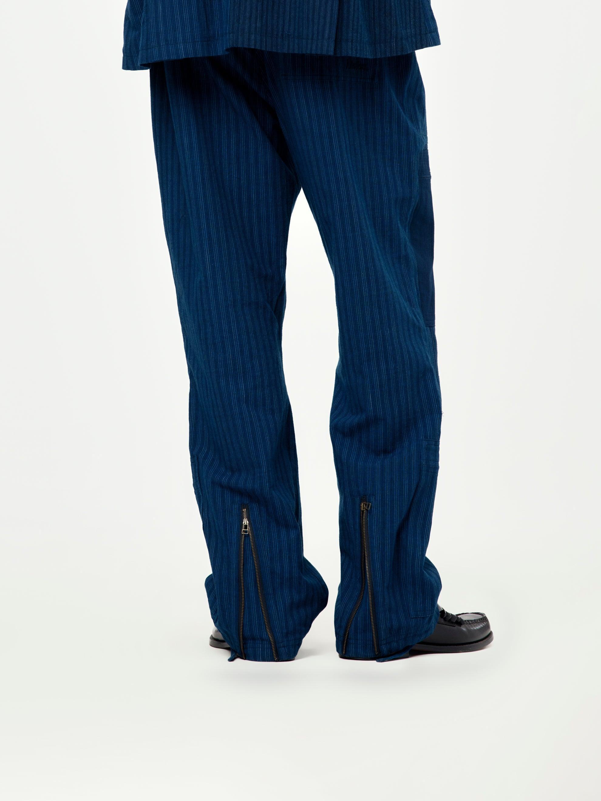 Yuge Fabric Barrow Pant (Navy) Product Image