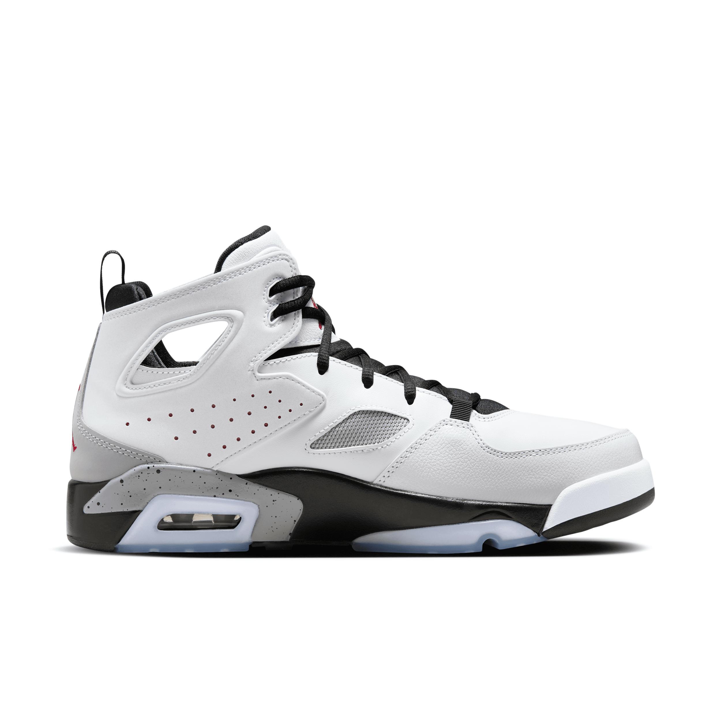 Jordan Mens Jordan Flight Club 91 - Mens Basketball Shoes White/Red/Black Product Image