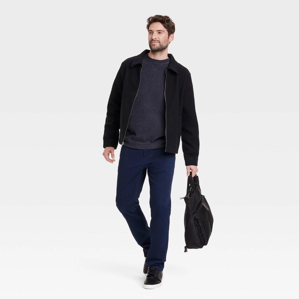 Men's Harrington Bomber Jacket - Goodfellow & Co™ Black Product Image