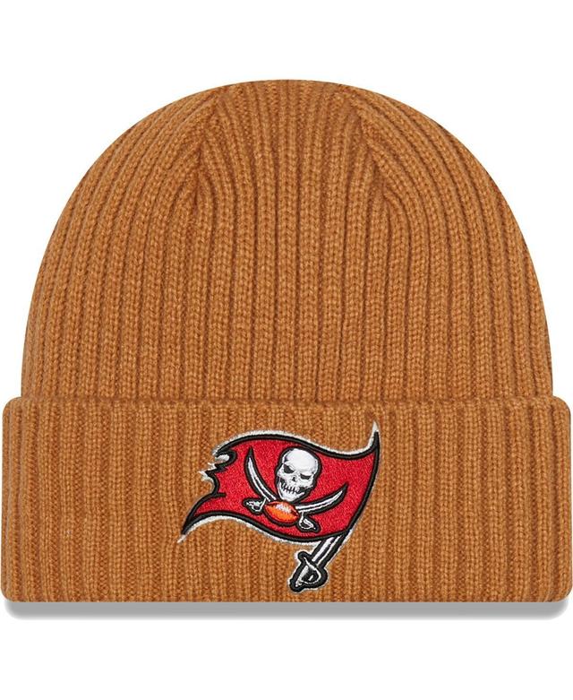 Mens New Era Tampa Bay Buccaneers Core Classic Cuffed Knit Hat Product Image