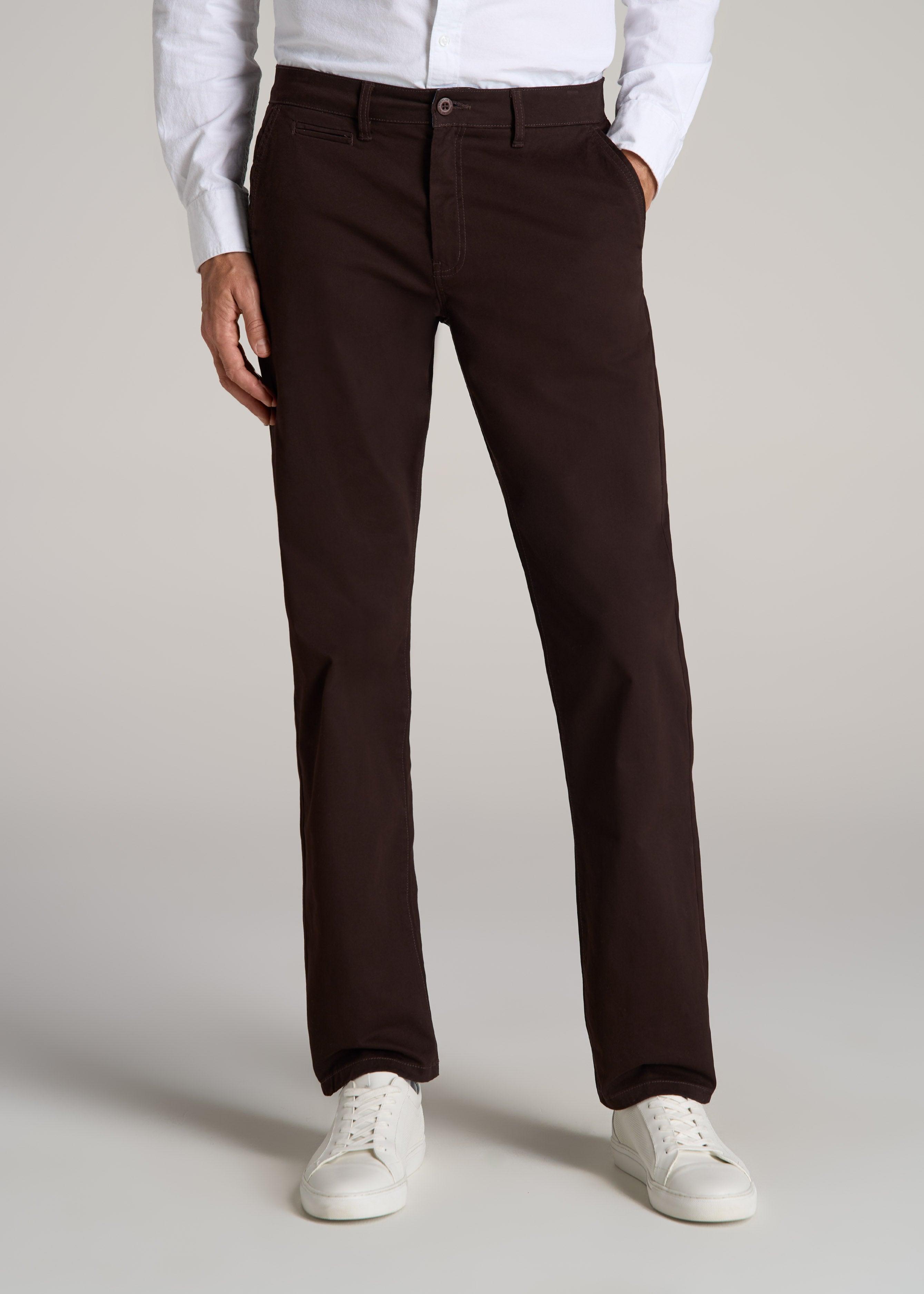 J1 STRAIGHT Leg Chinos in Black - Pants for Tall Men Product Image