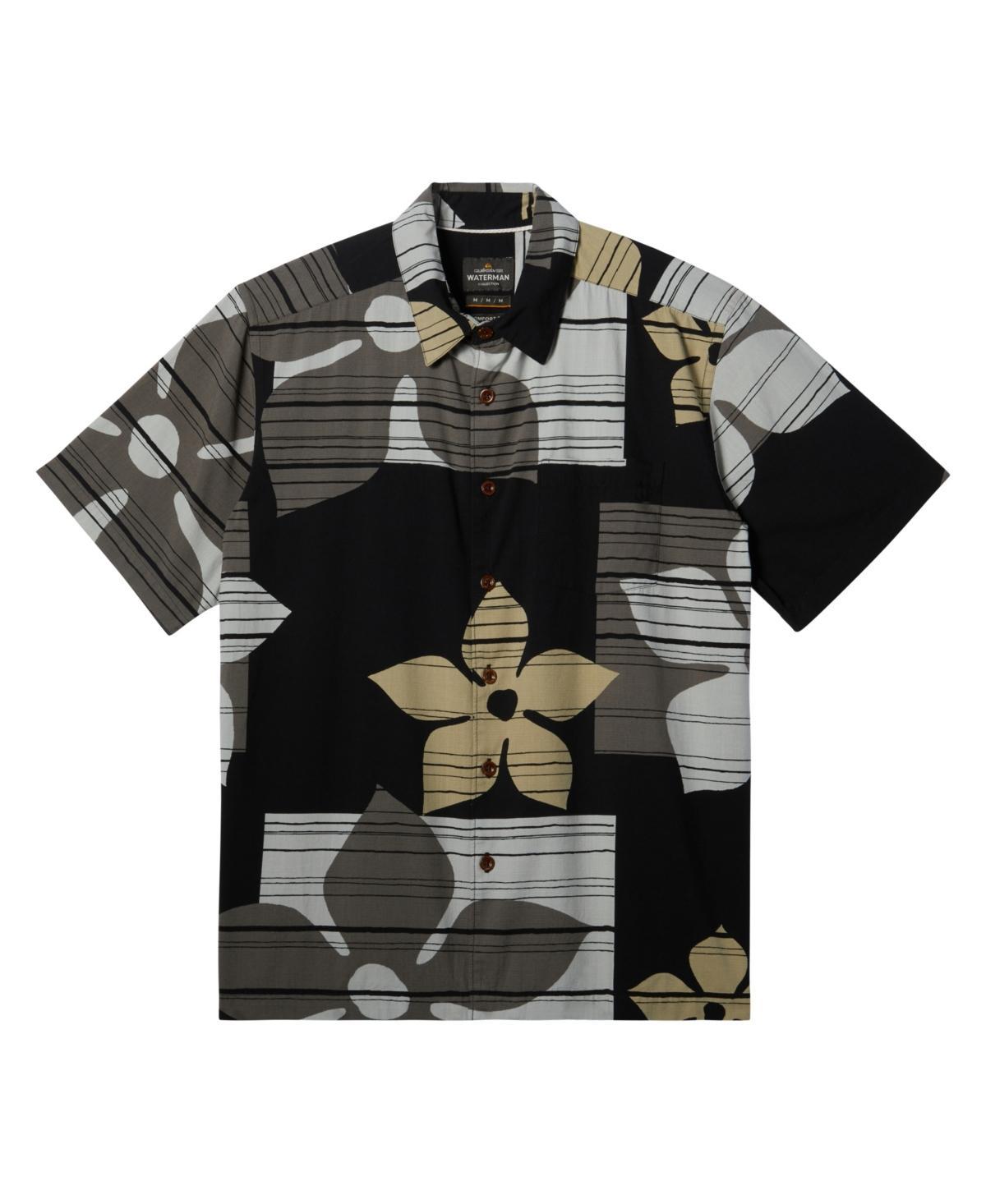 Quiksilver Waterman Mens Block Head Short Sleeve Shirt Product Image