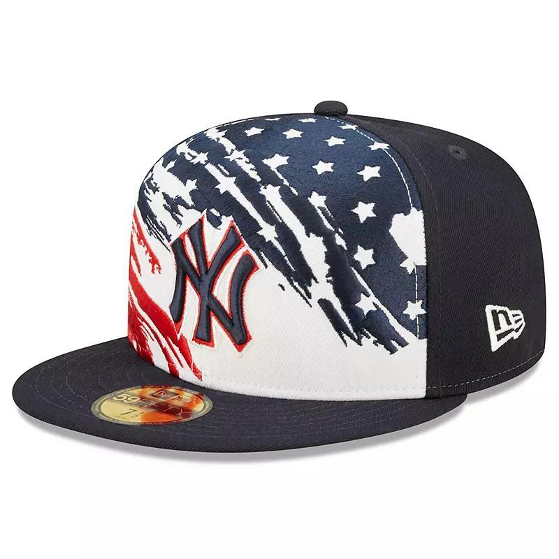 Mens New Era New York Yankees 2022 4th of July On-Field 59FIFTY Fitted Hat Blue Product Image