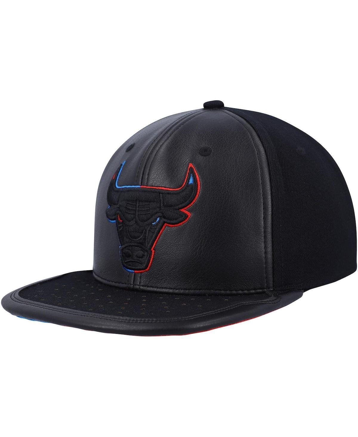 Mens Mitchell & Ness Black Chicago Bulls Day One Snapback Hat Product Image