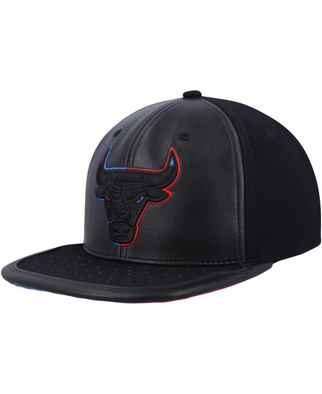 Mens Mitchell & Ness Black Chicago Bulls Day One Snapback Hat Product Image