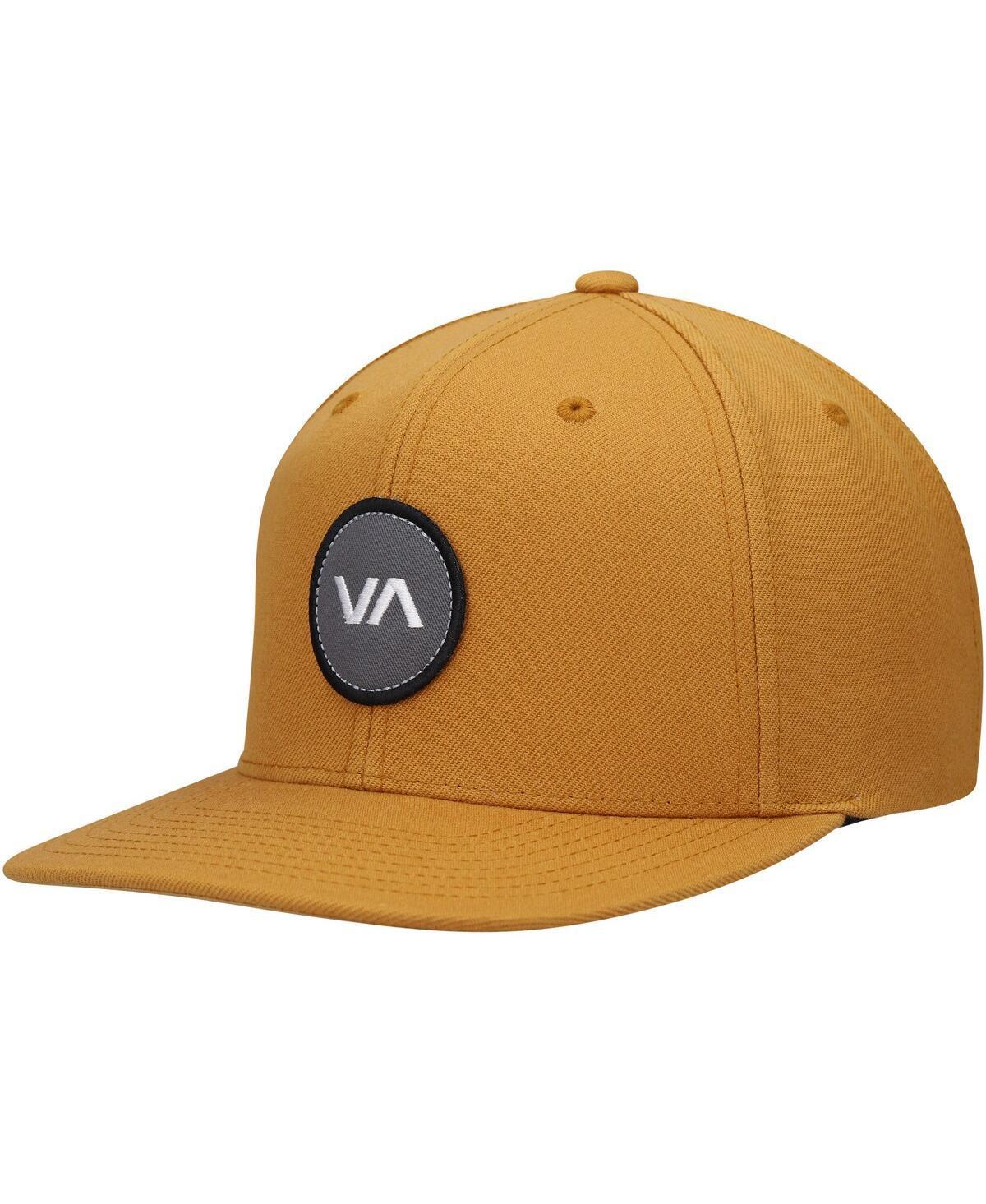 Rvca Mens Gold Va Patch Snapback Hat Product Image