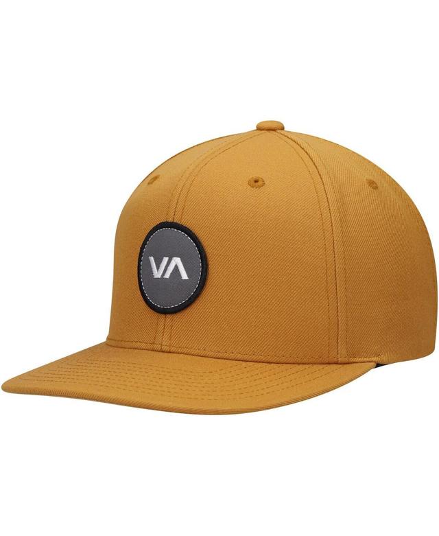 Mens RVCA Gold VA Patch Snapback Hat Product Image