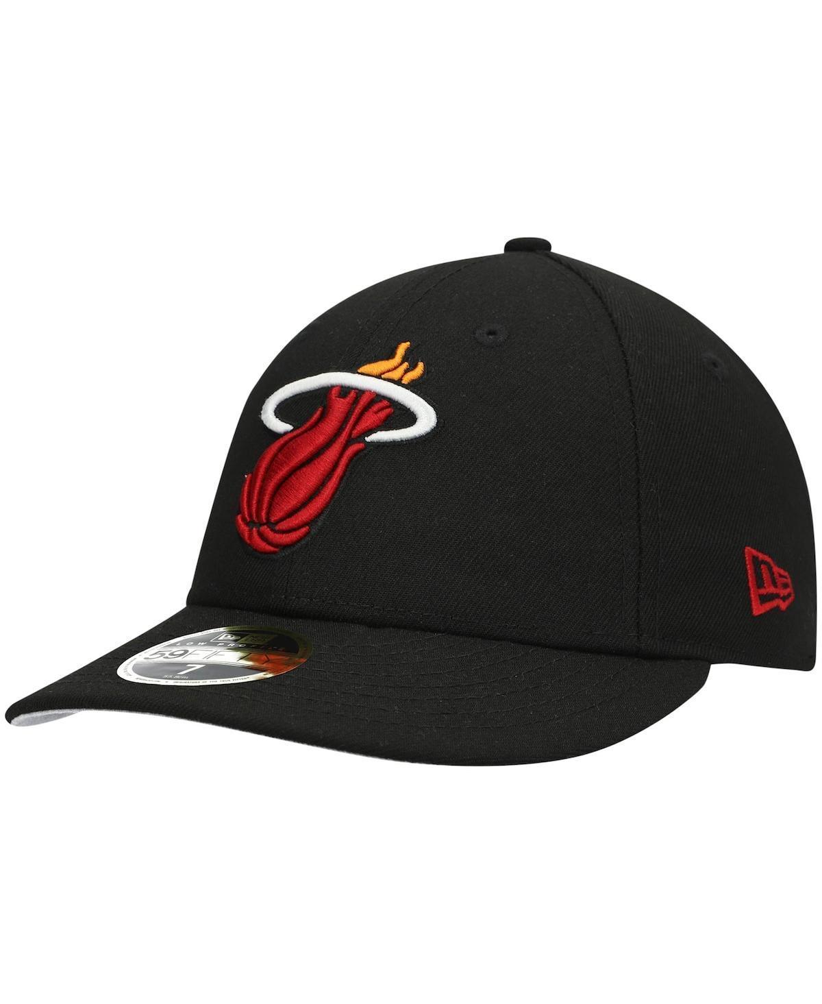 Mens New Era Miami Heat Team Low Profile 59FIFTY Fitted Hat Product Image